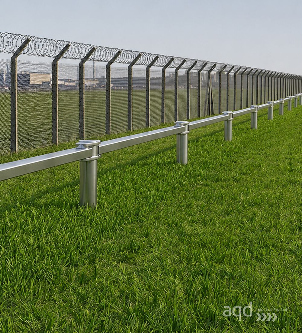 Barrera perimetral antiembestida modular AR 7580 - Security en instalaciones industriales Bajo pedido